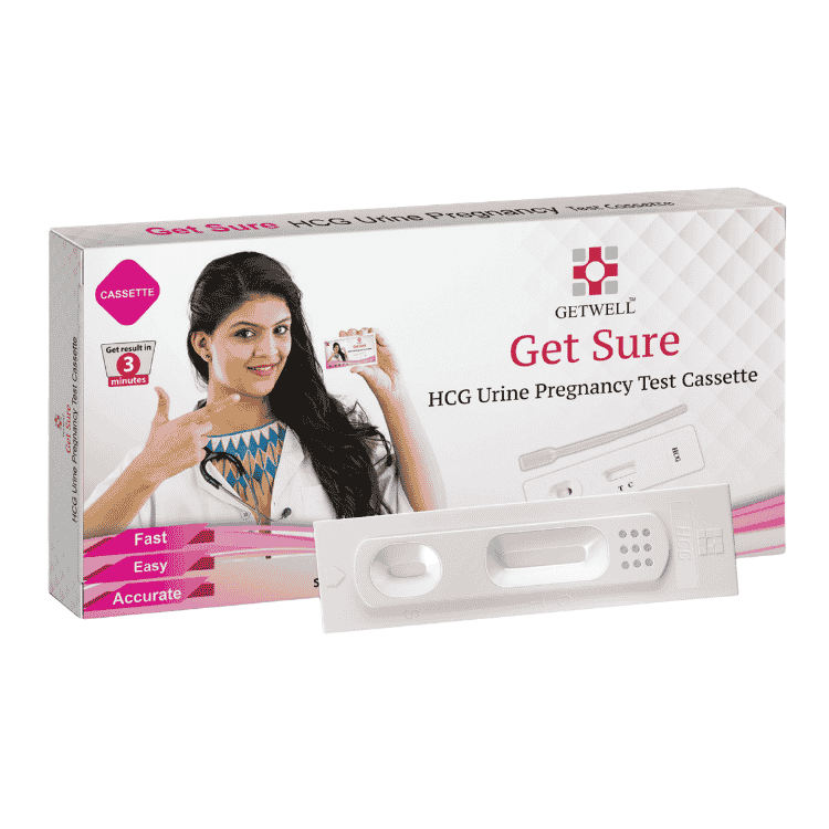 Get Sure HCG Pregnancy Test Cassette (40 PCS/Pack)